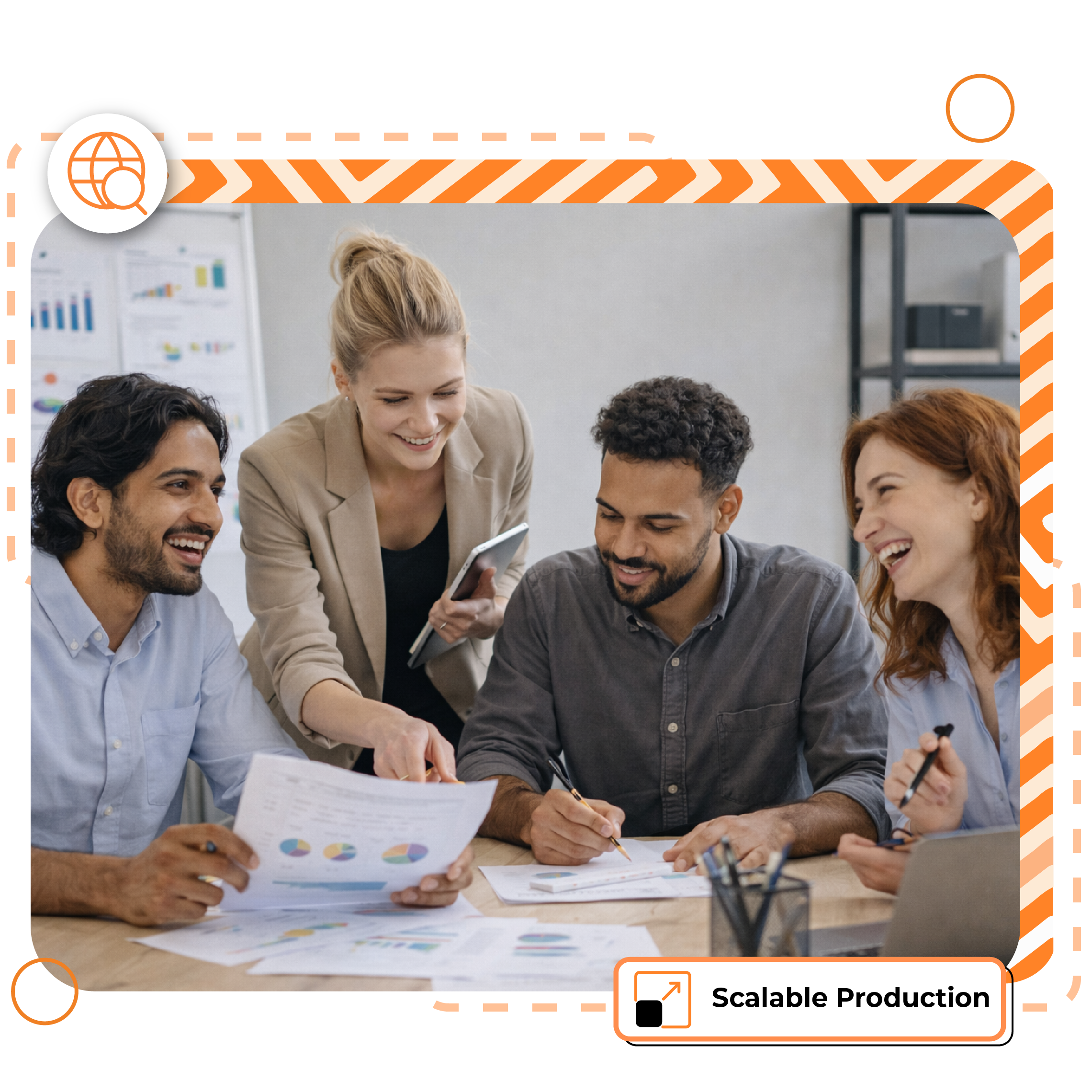 Enterprise Global Delivery Model — scalable production