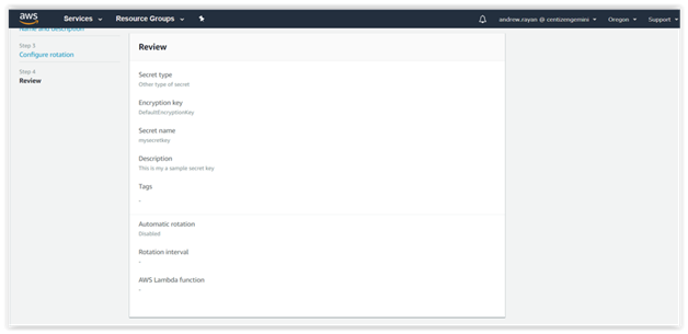 AWS Secret Manager review image