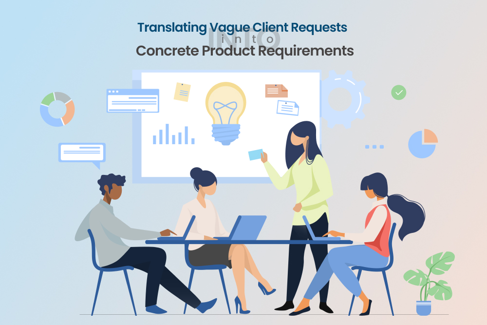 Translating Vague Client Requests into Concrete Product Requirements