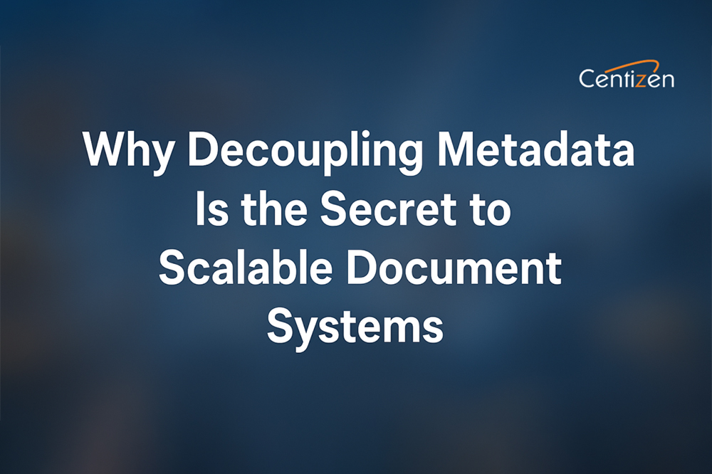 Why Decoupling Metadata Is the Secret to Scalable Document Systems