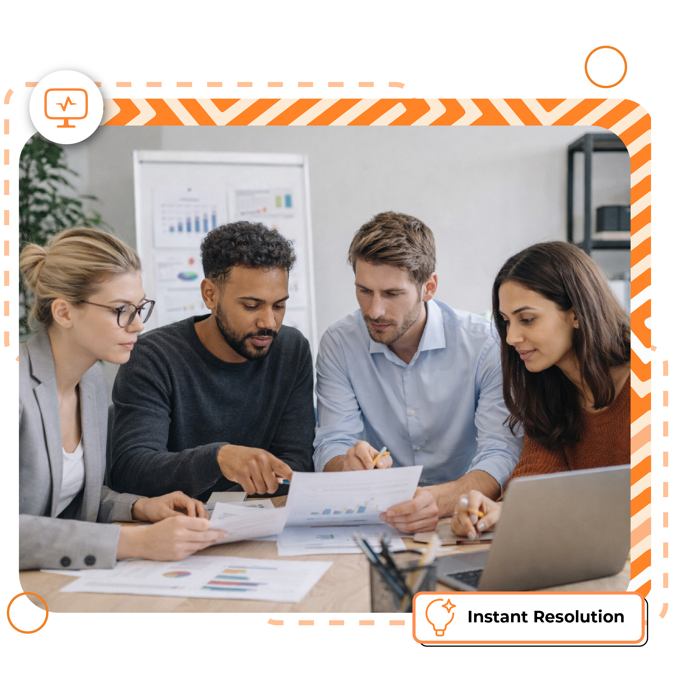 Team analyzing IoT data