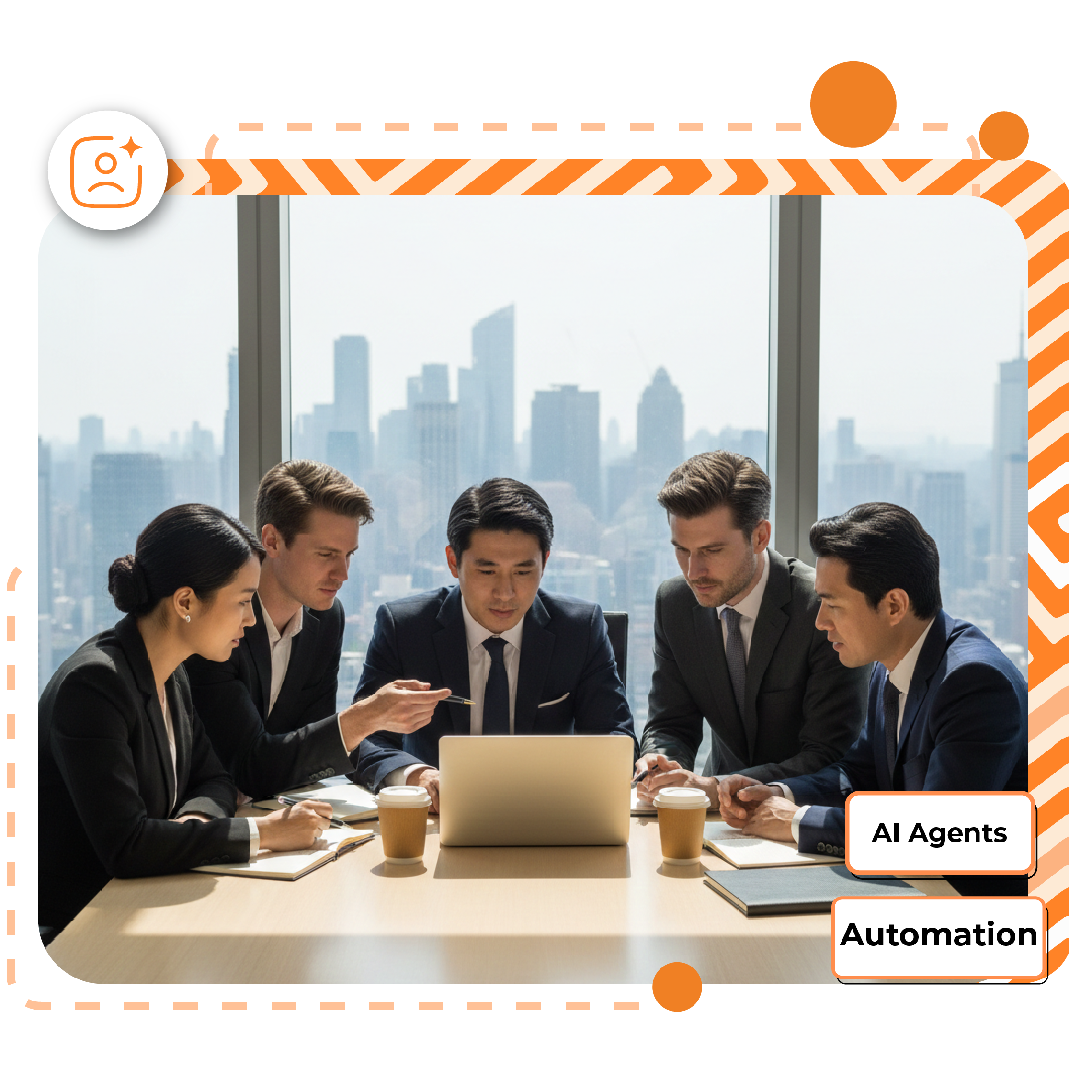 Team-discussion-with-background-text-Automation-and-AI-Agents